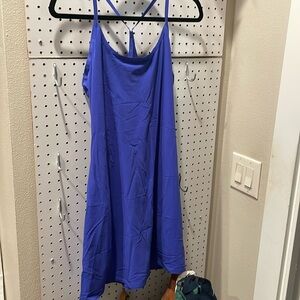 Outdoor Voices exercise dress with built-in shorts.